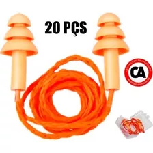 20 Protetor Ouvido Auricular Silicone Plug Antialérgico Top