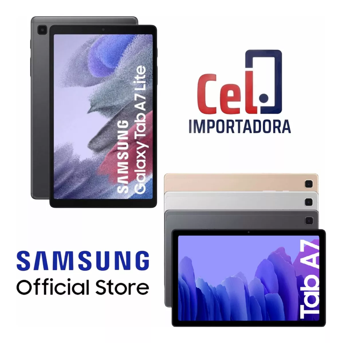 Tablet Samsung Tab A7 Lite T220 Wifi $160 / T225 Lte $190