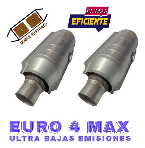 2 Catalizadores Euro 4max Dodge Dakota V8 4.7 L 2007-2008 Foto 4