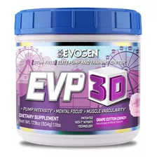 Pre Entreno Evogen Evp 3d 40 Servicios Vasodilatacion Efoque Sabor Grape Cotton Candy