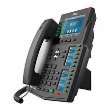 Telefono Fanvil X6u 20 Líneas Sip Doble Puerto Gigabit Negro