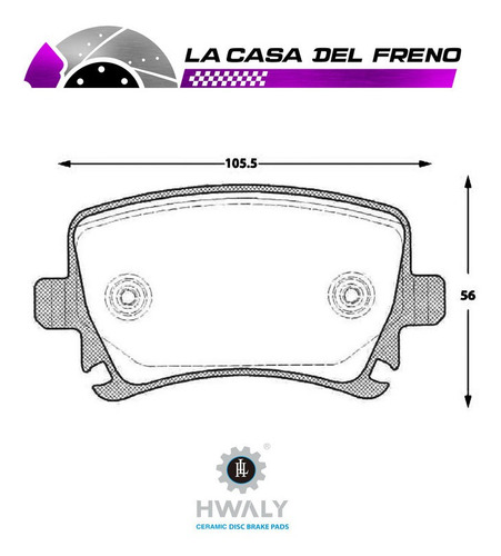 Pastilla De Freno Trasera Audi S3 2.0 2008 Bhz8p1s39 Foto 3