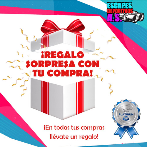 Escape Deportivo Marca Kire Rojo + Regalo  Foto 3