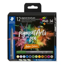 Staedtler Pigment Arts Brush Pen, Colores Naturales, Paquete