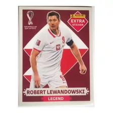 Figurita Qatar 2022 Lewandowski Legend Extra Original Panini