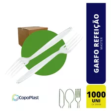 Garfo Refeição Master Ref Descartável Cx C1000 Uni Full