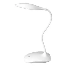 Lámpara De Escritorio Recargable Led Flexible Color De La Estructura Blanco