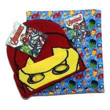 Gorro + Cuello Polar Avengers Vengadores Marvel Original