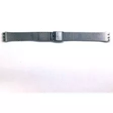 Pulseira Para Relógio De Metal Swatch 12mm Esteira Prata