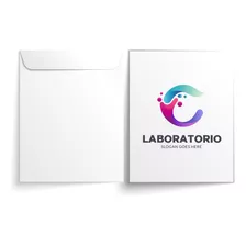 Mil Sobres Para Laboratorio Carta!! Personalizados A Color