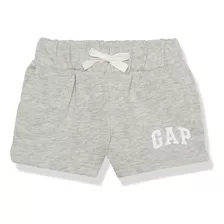 Gap Pantalones Cortos Con Logotipo Para Beb Nia, Gris Claro