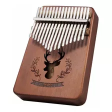 Piano Pulgar Kalimba 17 Teclas Caoba