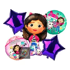 Combo Globos La Casa De Las Muñecas De Gabby Kit N°4