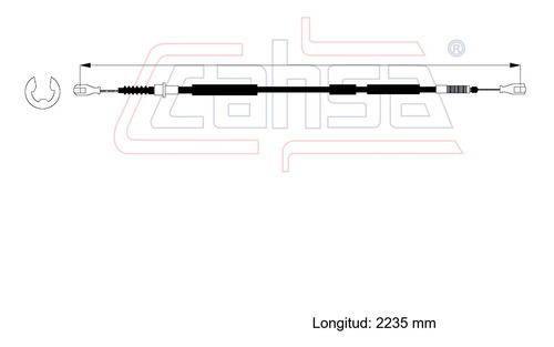 Cable Embrague Para Daihatsu Charade 1.5l 2000 Foto 2