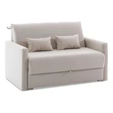 Sofa Cama 2 Plaza Sommier Sillon Firme Mueble Living Tela