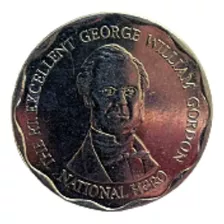 Moneda De 10 Dolares De Jamaica Coleccionable