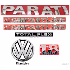 Emblemas Parati 1.8 Flex + Comfortline + Vw - G4 - 2006 À 13