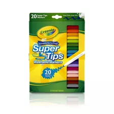 Crayolas Supertips 20 Lavables Washable Niños