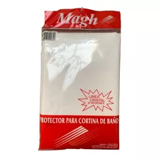 Protector De Cortinas De Baño Anti Hongos Satin 90 Micr Color Blanco Protector Satin 90 Micrones