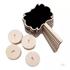 20pcs Mini Quadro-negro Placa De Nota De Casamento Placa De