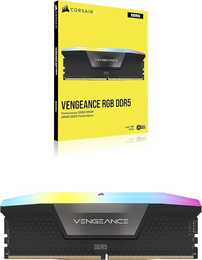 CORSAIR VENGEANCE RGB DDR5 16GB (1X16GB) 5600MHZ B