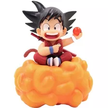 Dragon Ball Goku Niño Feliz Con Nube Voladora Y Esfera Unico