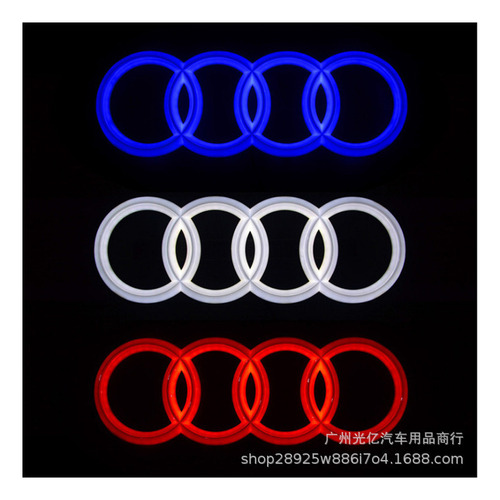 Adecuado Para El Logotipo Luz Dinmica Led Audi 27,3*9,5 Cm Foto 6