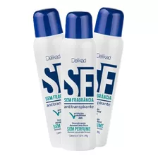 Desodorante Aero Sf Sem Perfume 90ml - 3 Unidades