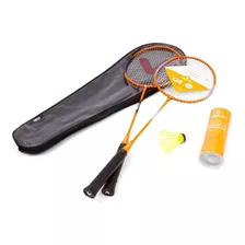 Kit Badminton 2 Raq 3 Petecas - Vollo