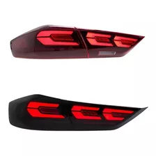 Hyundai Elantra 2016+ Faros Led Posterior Mica Roja / Negra