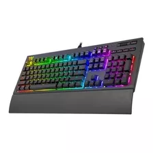 Teclado Gamer Tt Sports Premium Negro Rgb Español