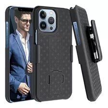 Fingic Compatible Con iPhone 13 Pro Max 5g Holster Case Comb