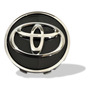 Par De Centros De Rin Toyota Avalon 11-22 Negro/cromo 62 Mm