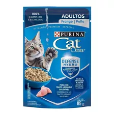 Alimento Catchow Pouch Gatos Pollo 85gr Caja 15 Unidades