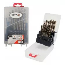 Juego Brocas De Cobalto 1-13mm 25pzas Yato Yt-41605