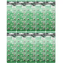 Suncom (100 Pcs) Ag3 Alkaline Batería De Botón De 1.5v De Un