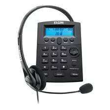 Headset Cabezal D/operadora C/teclado Y Vincha Elgin Hst8000