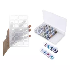 Mini Caja Organizadora Para Mostacillas Cristales Etc