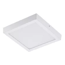 Plafon Panel Led De Techo 18w De Aplicar Cuadrado Luz Fria