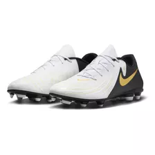 Tenis Para Fútbol Nike Phantom Gx 2 Club Low Mg Color Blanco/moneda De Oro Metalizado/negro Talla 26.5 Mx