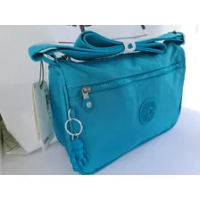 Kipling Bolso Original Turquoise Sea Callie,solo Envios Stgo