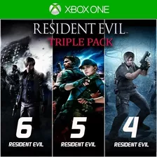 Resident Evil Triple Pack - Xbox One - Código 25 Dígitos