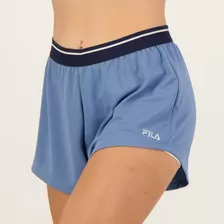 Shorts Fila Flow Elastic Feminino Azul