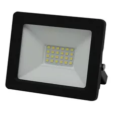 Lampara Led Reflector 20w 6500k Luz Dia Negro Ref020 Igoto Color De La Luz Blanco Cálido