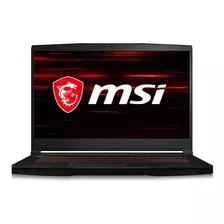 Laptop Msi Gf63 Thin 15.6 I5-10th 256gb Ssd 8gb Gtx 1650 4gb