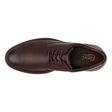 Zapato Casual Mod 413101 Para Hombre Flexi Color Vino