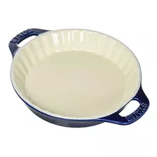 Staub Ceramics Bakeware-pie-pans Dish, 9 , 9-inch, Dark Blue