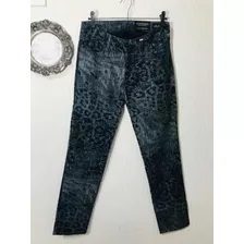 Calça Ellus Tam 40 Cinza/preto Com Stretch. Desapego. Brechó