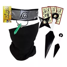 Kunai Naruto Colar Tsunade Verde+ Balaclava+ Brinde Top