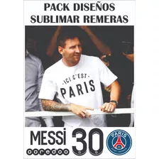 Plantillas Remeras Messi Psg Paris Sublimar Camiseta Vector